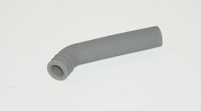 Durit coudée ø 10 mm pour silencieux
