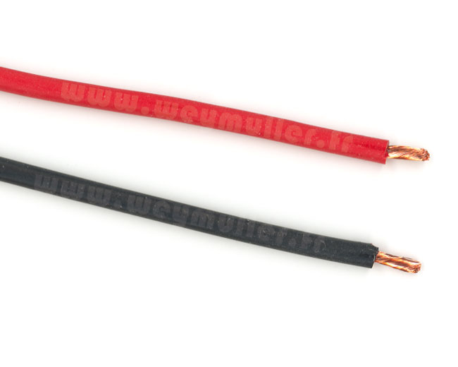 Câble électrique souples ø 1,50mm2- 2 x 1m