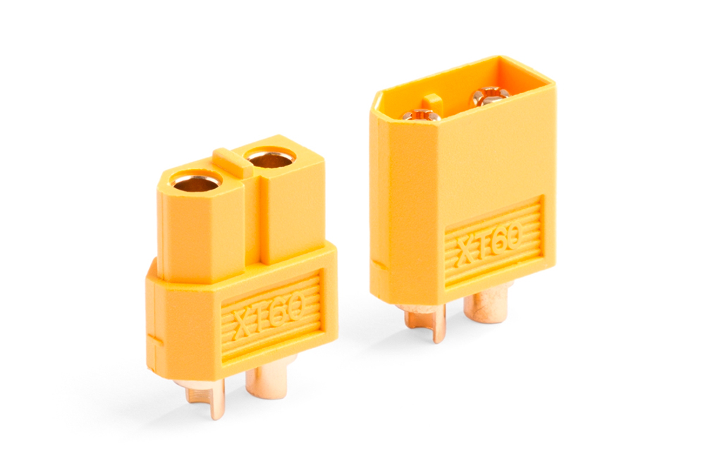 Prise mâle et femelle XT60. 1 paire
