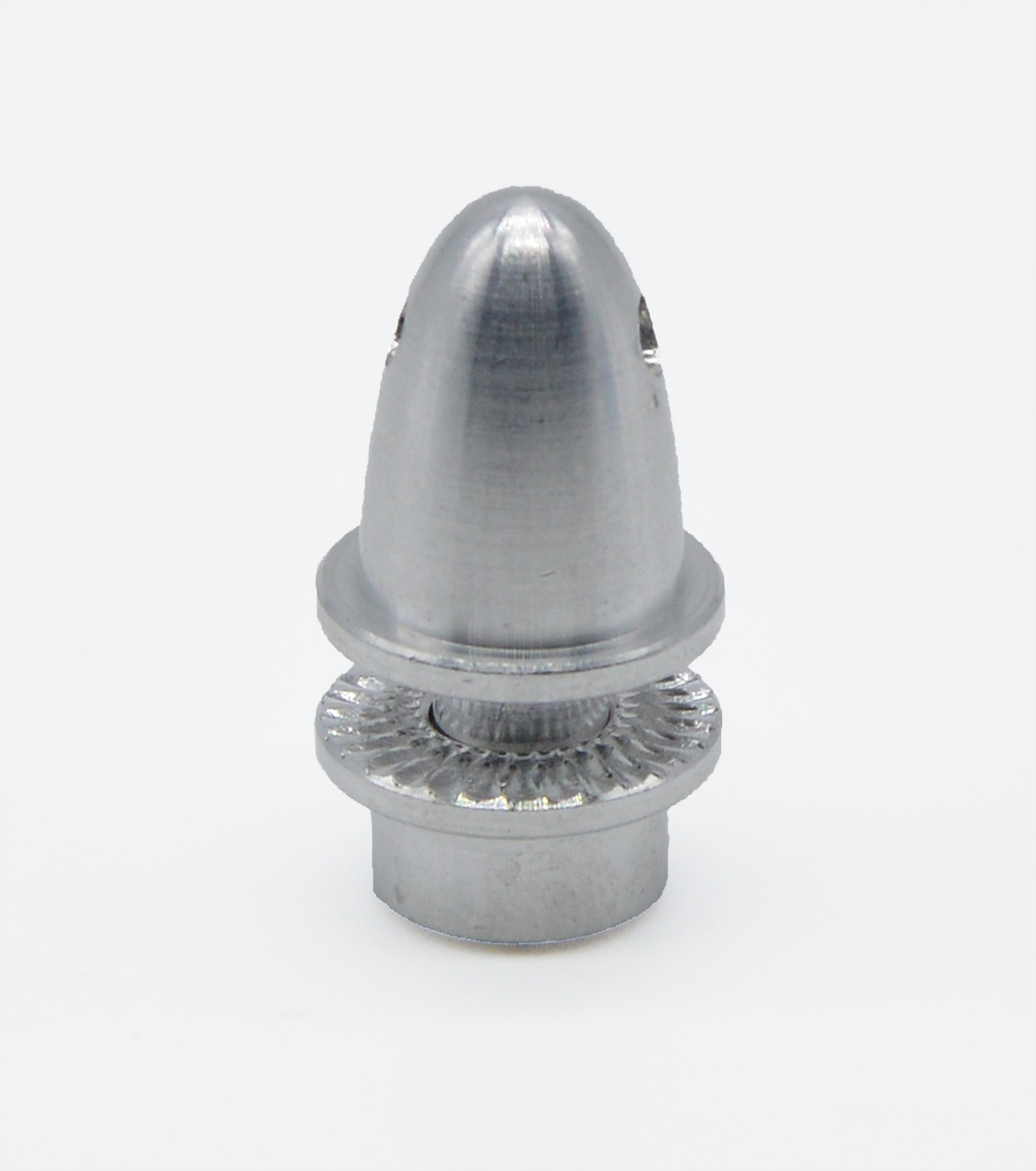 Accouplement d'arbre ø 3,17mm avec cône 13,5mm. Moyeu 5,8mm. 1 pièce