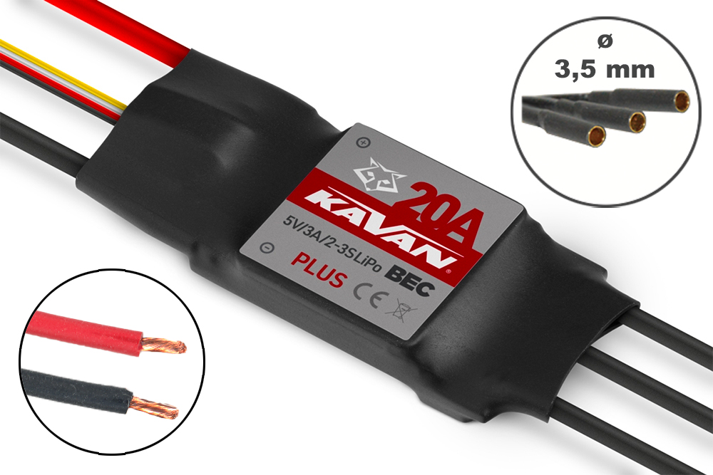 Variateur KAVAN R-20B Plus BEC - 20A