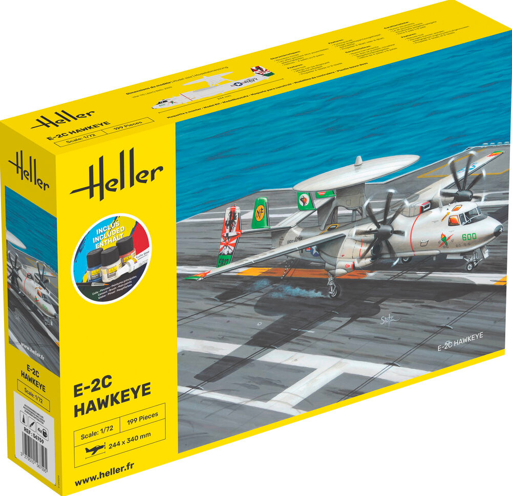 E-2C Hawkeye 1/72 + peintures principales