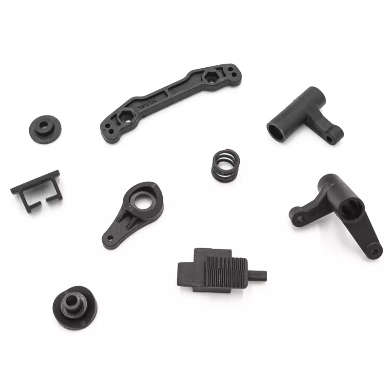 Set plastiques de direction + clips couvercle accus Funtek STX