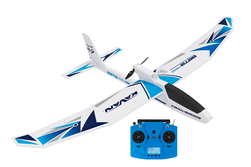 Beta 1400 RTF V5 mode 2 (gaz à gauche) - bleu