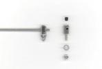 Connecteur de tringleries. CAP de 2mm maxi. 10 pièces