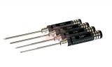 Clef allen emmanchée. 0,05\'\'-1/16\'\'-5/64\'\'-3/32\'\'