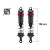 Amortisseurs 1/8 120mm BIG BORE 16mm +kit 3 ressorts (H/M/S)
